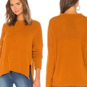 Anthropologie Soft Plush Rusty Brown Sweater Size Medium